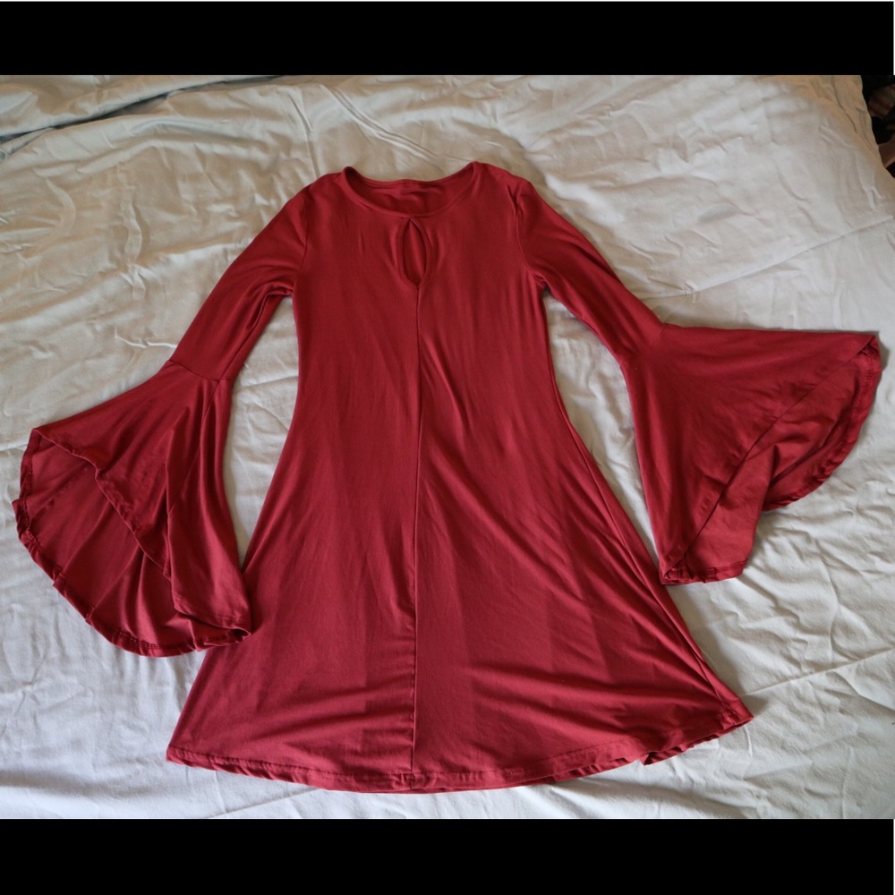 Dusty orange/red dress